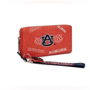 Montana West Auburn University Curve Zip Organizer Long Wallet NIB